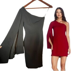 NWTs Dress the Population One Shoulder Heidi Dress Size XS
